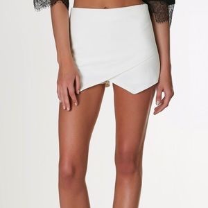 White Envelope Skort